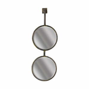 Dvojité okrúhle nástenné zrkadlo BePureHome Chain, dĺžka 58 cm