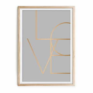 Obraz v ráme Velvet Atelier Love, 60 × 40 cm