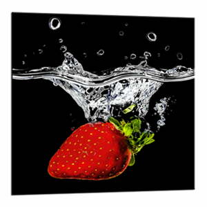 Obraz Styler Glasspik Red Fruits, 20 × 20 cm