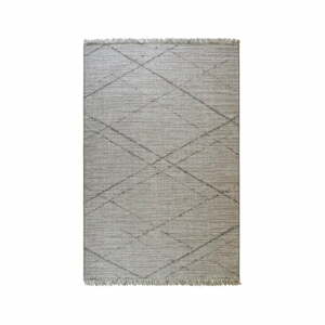 Sivý vonkajší koberec Floorita Les Les Gipsy Grey, 130 × 190 cm