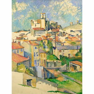 Reprodukcia obrazu Paul Cézanne - Gardanne, 60 × 80 cm