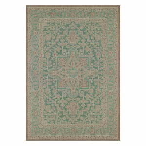 Zeleno-béžový vonkajší koberec NORTHRUGS Anjara, 200 x 290 cm