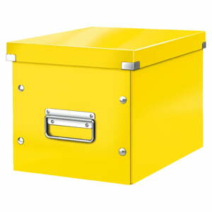 Žltá úložná škatuľa Leitz Office, dĺžka 26 cm