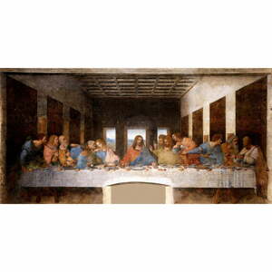 Reprodukcia obrazu Leonardo da Vinci - The Last Supper, 80 x 40 cm