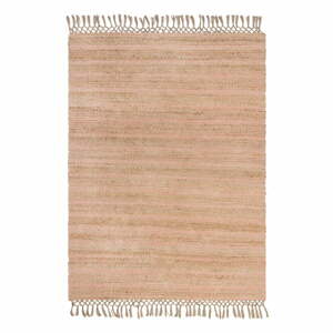 Ružový jutový koberec Flair Rugs Equinox, 120 x 170 cm