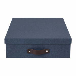 Modrá úložná škatuľa Bigso Box of Sweden Oskar