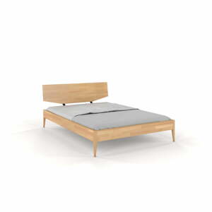 Dvojlôžková posteľ z bukového dreva Skandica Sund, 200 x 200 cm