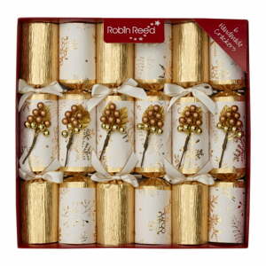 Vianočné crackery v súprave 6 ks Christmas Carol – Robin Reed