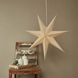 Béžová vianočná svetelná dekorácia ø 60 cm Cotton - Star Trading