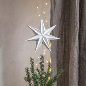 Biela svetelná špička na vianočný stromček Isa - Star Trading