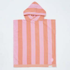 Oranžovo-ružová bavlnená detská osuška 70x70 cm Terry - Sunnylife