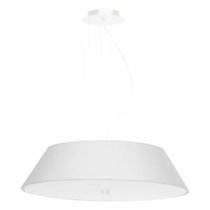 Biele závesné svietidlo so skleneným tienidlom ø 60 cm Hektor - Nice Lamps