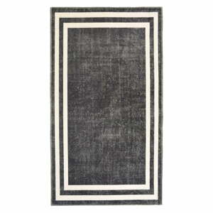 Bielo-sivý prateľný koberec 150x80 cm - Vitaus
