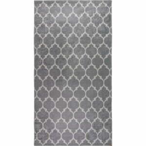 Svetlosivo-krémový prateľný koberec 150x80 cm - Vitaus