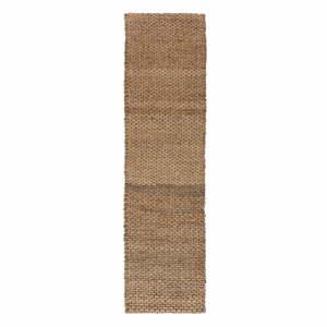Jutový koberec behúň v prírodnej farbe 60x230 cm Sol - Flair Rugs