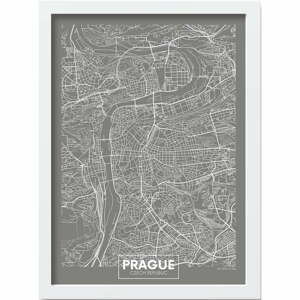 Plagát v ráme 40x55 cm Prague – Wallity