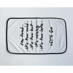Čierno-biely uterák z mikrovlákna 45x70 cm Prada - Really Nice Things