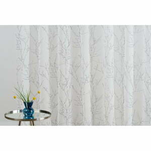 Biela/sivá záclona 300x260 cm Balada – Mendola Fabrics