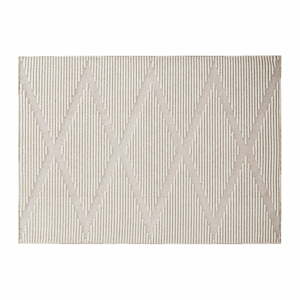 Krémovobiely umývateľný koberec 80x145 cm Lena – Webtappeti