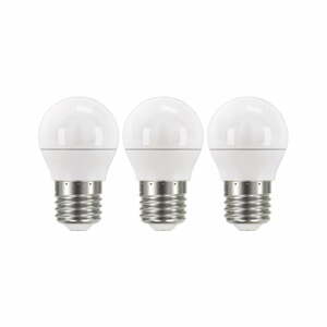 Neutrálne LED žiarovky v súprave 3 ks E27, 5 W – EMOS