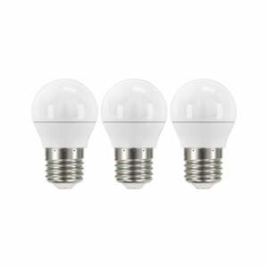 Teplé LED žiarovky v súprave 3 ks E27, 5 W – EMOS