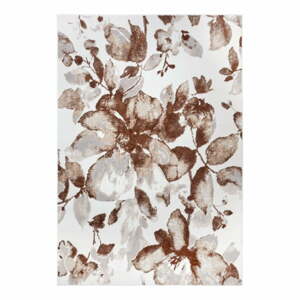 Hnedý koberec 67x120 cm Shine Floral – Hanse Home