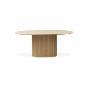 Jedálenský stôl s doskou v dubovom dekore 95x180 cm Nola – Unique Furniture