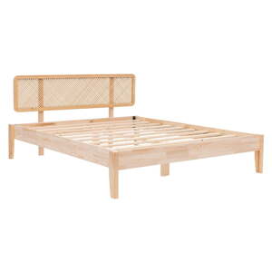 Dvojlôžková posteľ zo smrekového dreva s roštom 180x200 cm v prírodnej farbe Izabelya – Kalune Design
