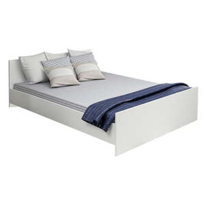 Biela dvojlôžková posteľ 160x200 cm Kale – Kalune Design