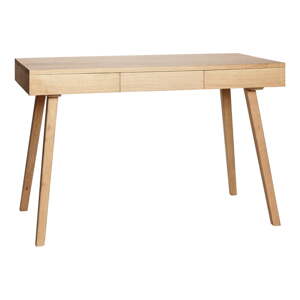 Pracovný stôl v dekore duba 57x120 cm Tripple – Hübsch