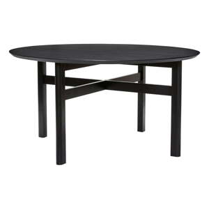 Čierny okrúhly jedálenský stôl ø 140 cm Fjord – Hübsch
