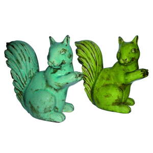 Sošky v sade 2 ks (výška 24,5 cm) Squirrel - Deco Pleasure