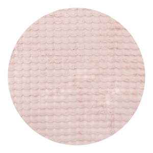 Ružový prateľný okrúhly koberec ø 120 cm Bubble Pink – Mila Home
