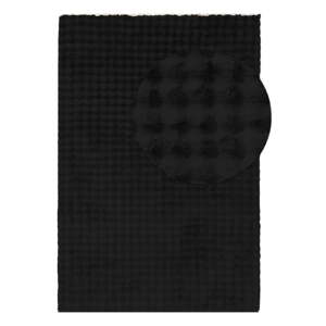 Čierny prateľný koberec 200x290 cm Bubble Black – Mila Home