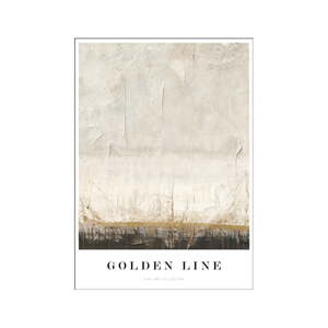 Plagát v ráme 52x72 cm Golden Line   – Malerifabrikken