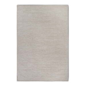 Béžový ručne tkaný koberec s prímesou vlny 60x90 cm Pradesh Linen White – Elle Decoration
