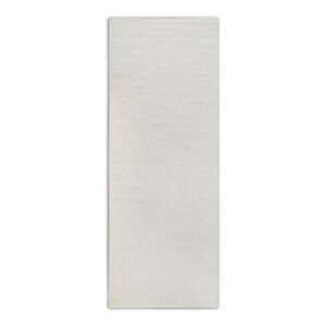 Krémovobiely ručne tkaný behúň s prímesou vlny 80x200 cm Pradesh Natural White – Elle Decoration