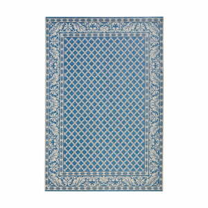 Modro-krémový vonkajší koberec NORTHRUGS Royal, 160 x 230 cm