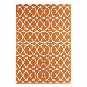 Oranžový vonkajší koberec Webtappeti Interlaced, 160 × 230 cm