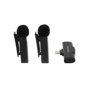PATONA PATONA - SADA 2x Bezdrôtový mikrofón s klipom pre iPhone USB-C 5V