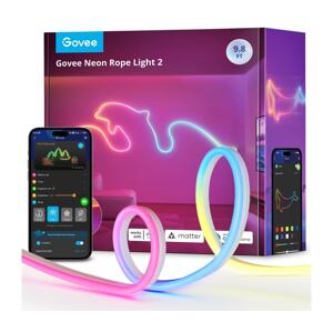 Govee Govee - Neon 2 MATTER ohybný LED pásik 3m RGBIC Wi-Fi IP67