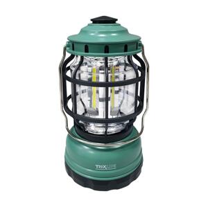 LED Stmievateľná prenosná kempingová lampa 3xLED/3W/3xAA IPX4 zelená