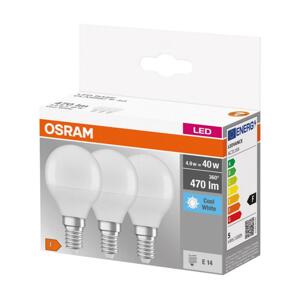 Osram SADA 3x LED Žiarovka P40 E14/4,9W/230V 4000K - Osram