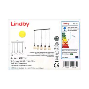 Lindby Lindby - LED Stmievateľný luster na lanku BADO 5xLED/5W/230V