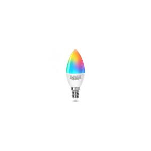 B.V. LED RGBW Žiarovka C37 E14/5W/230V 3000-6500K Wi-Fi -