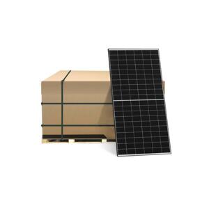 JA SOLAR Fotovoltaický solárny panel JA SOLAR 380Wp čierny rám IP68 Half Cut- paleta 31 ks