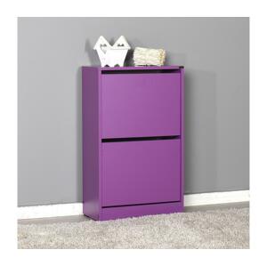 Adore Furniture Skrinka na topánky 84x51 cm fialová
