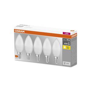 OSRAM Base Classic B LED sviečka E14 4,9W 5ks