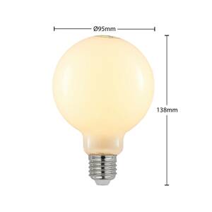 LED E27 4W 2 700K G95 globe stmievateľná opál 2ks