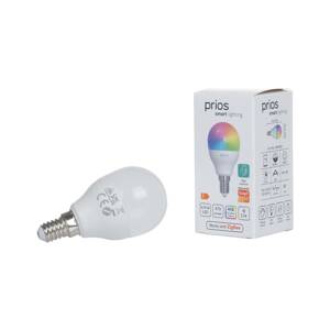 Prios LED kvapka E14 4,9W CCT RGB, sada 3 kusov